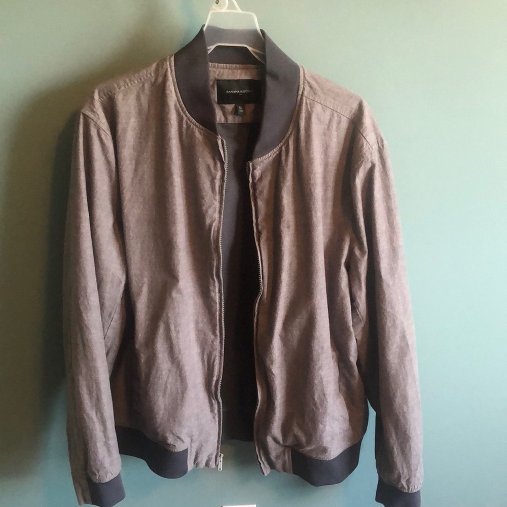 Men's Brown Bomber Jacket